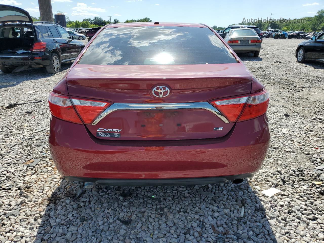 2016 Toyota Camry Le Burgundy vin: 4T1BF1FK6GU501642