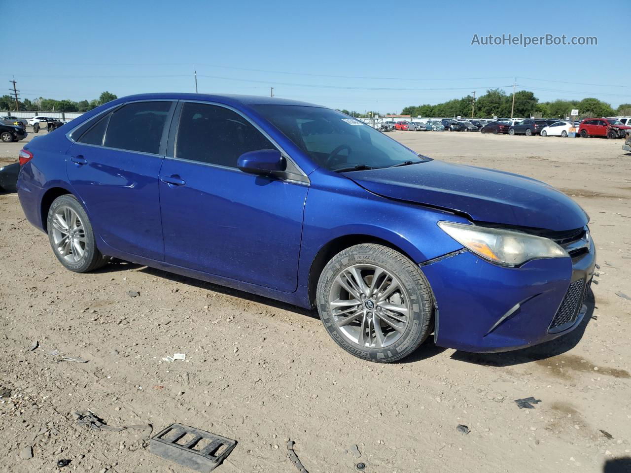 2016 Toyota Camry Le Blue vin: 4T1BF1FK6GU508994