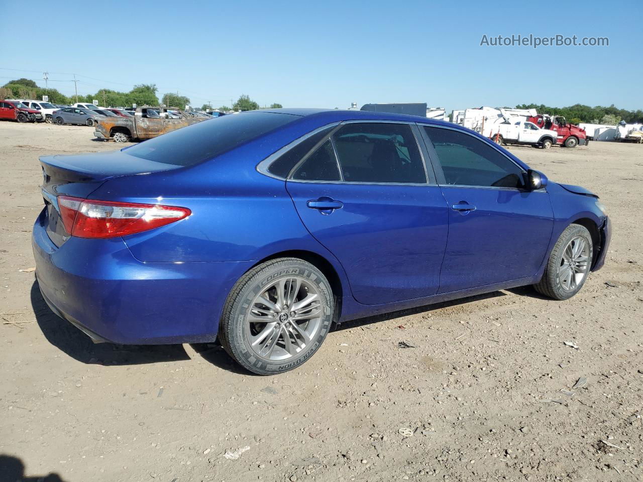 2016 Toyota Camry Le Синий vin: 4T1BF1FK6GU508994