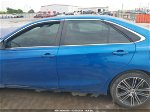 2016 Toyota Camry Se Синий vin: 4T1BF1FK6GU509417