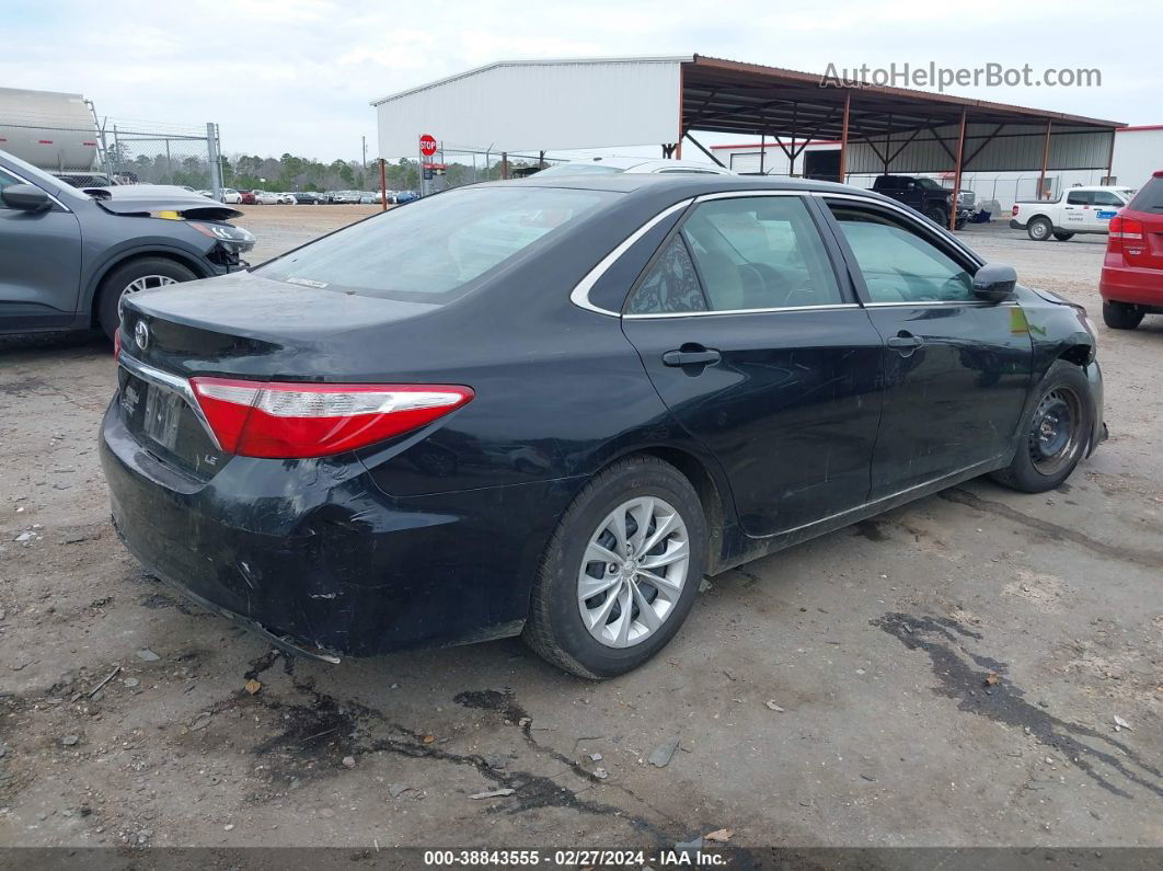 2016 Toyota Camry Le Black vin: 4T1BF1FK6GU568306