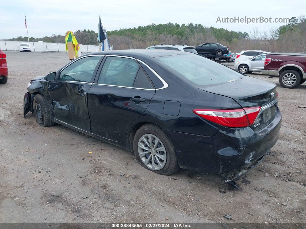 2016 Toyota Camry Le Black vin: 4T1BF1FK6GU568306