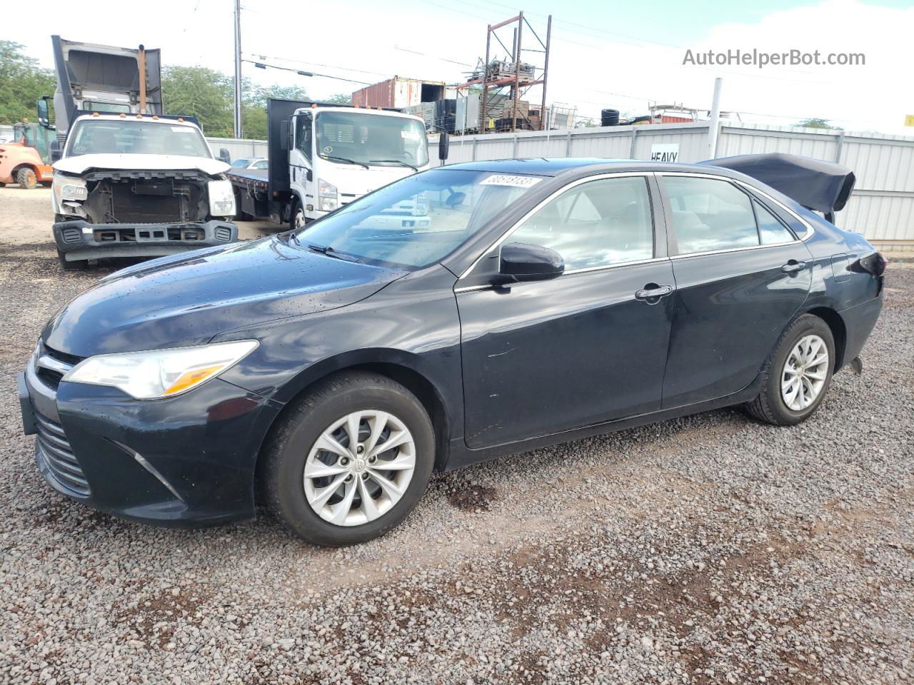 2016 Toyota Camry Le Черный vin: 4T1BF1FK6GU568788