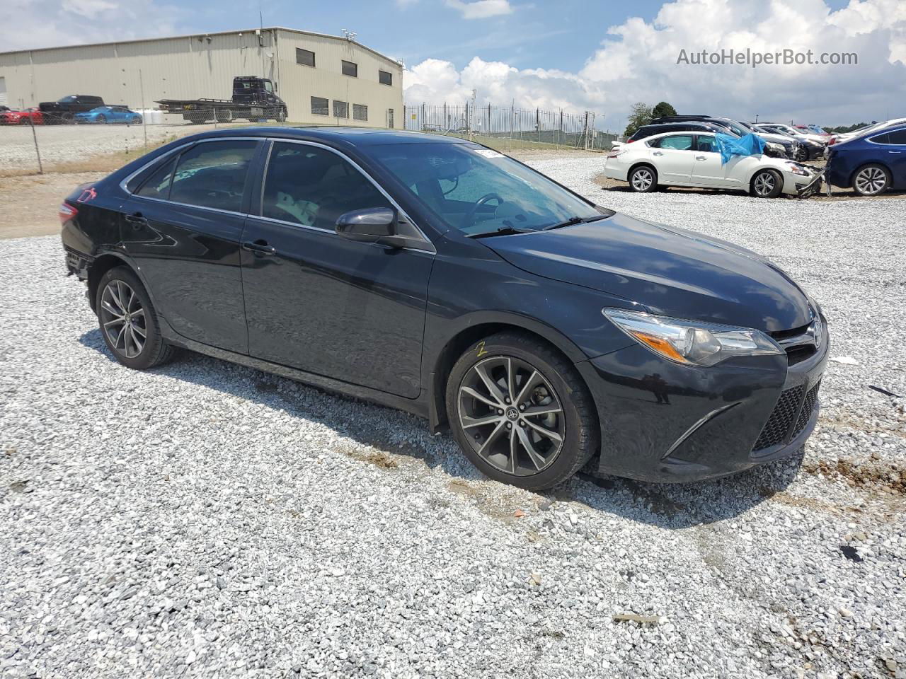 2016 Toyota Camry Le Черный vin: 4T1BF1FK6GU571206