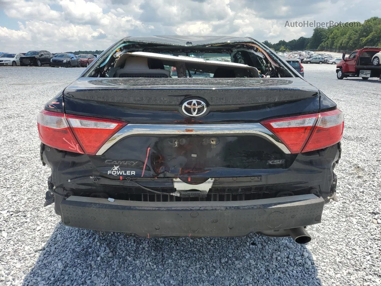 2016 Toyota Camry Le Черный vin: 4T1BF1FK6GU571206