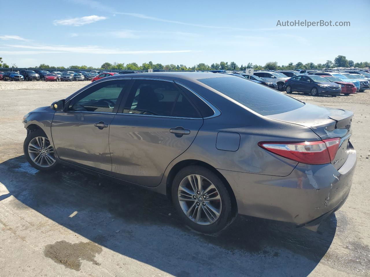 2016 Toyota Camry Le Gray vin: 4T1BF1FK6GU602728