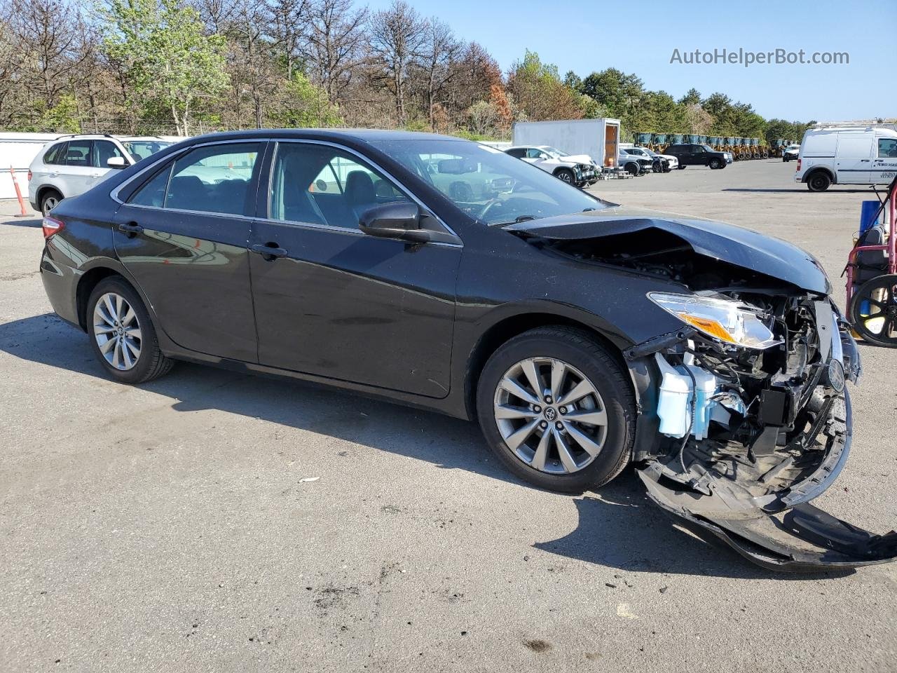 2016 Toyota Camry Le Black vin: 4T1BF1FK6GU605600