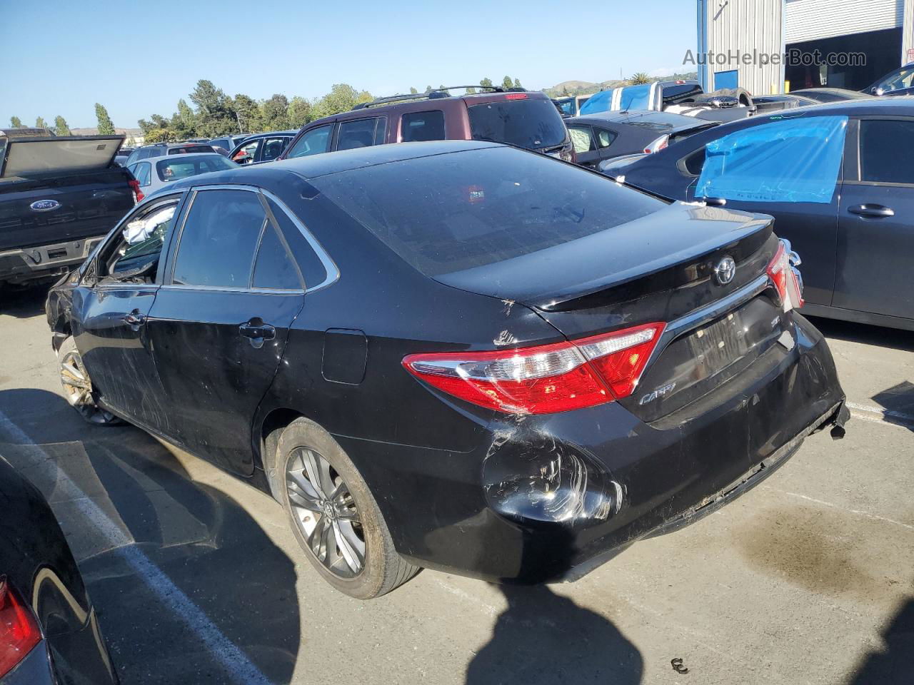 2017 Toyota Camry Le Black vin: 4T1BF1FK6HU302222