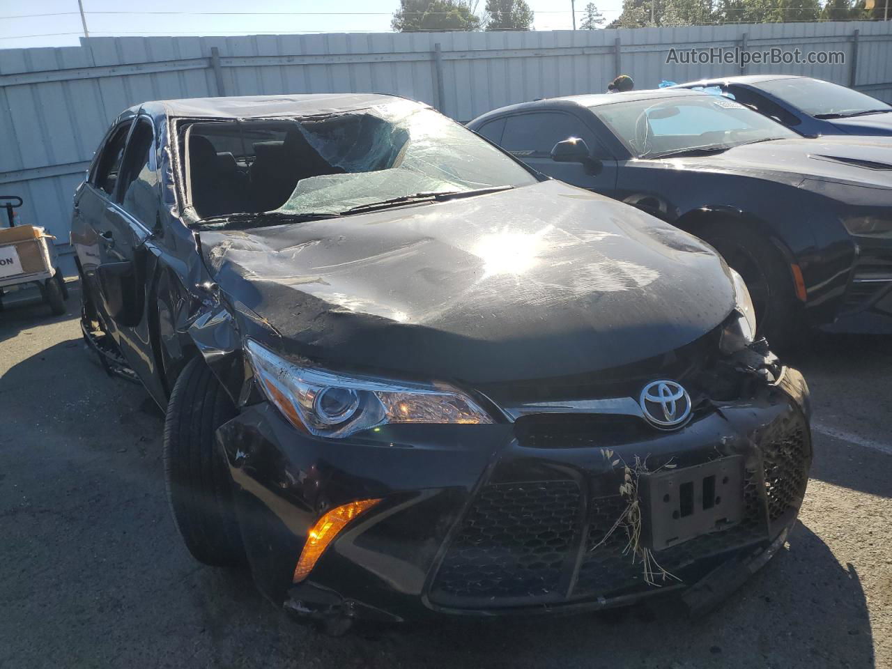 2017 Toyota Camry Le Black vin: 4T1BF1FK6HU302222