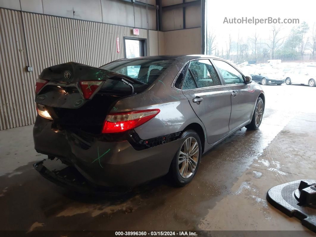 2017 Toyota Camry Se Gray vin: 4T1BF1FK6HU330683