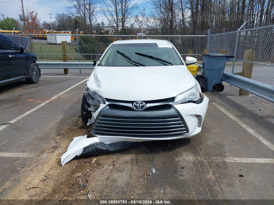 2017 Toyota Camry Xle White vin: 4T1BF1FK6HU394478