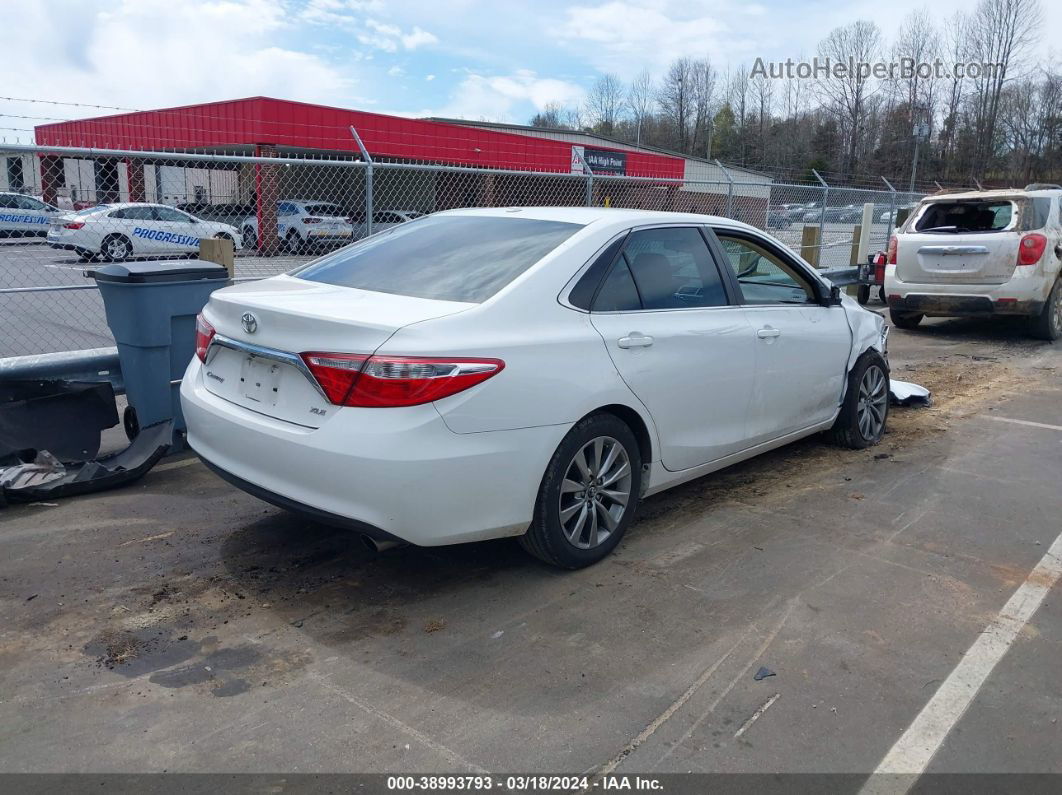 2017 Toyota Camry Xle White vin: 4T1BF1FK6HU394478