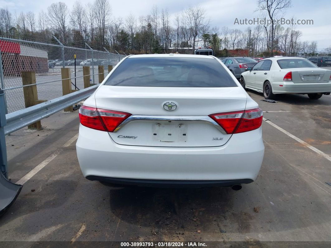 2017 Toyota Camry Xle White vin: 4T1BF1FK6HU394478