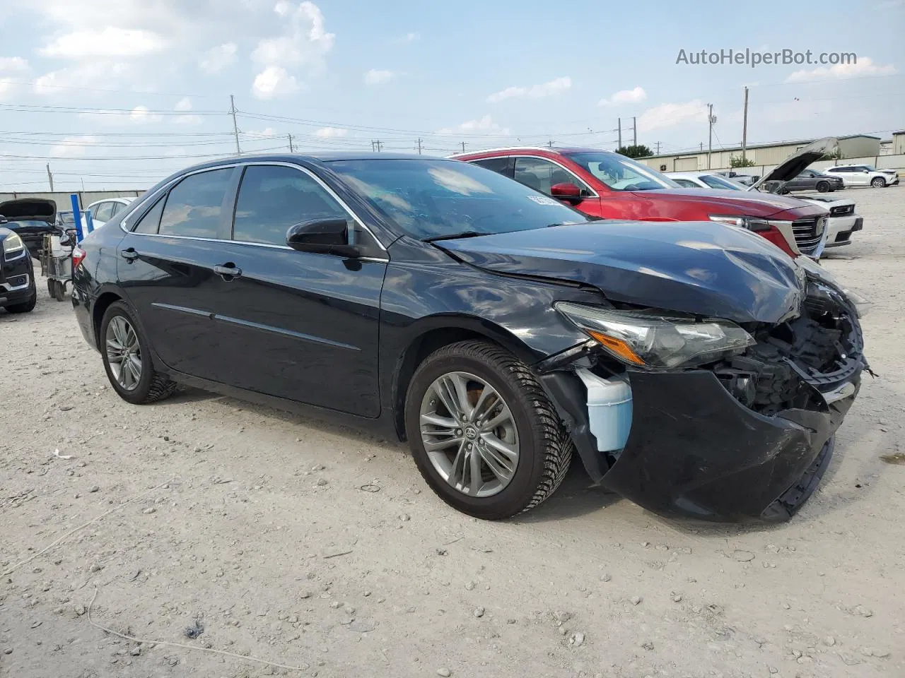 2017 Toyota Camry Le Black vin: 4T1BF1FK6HU453772