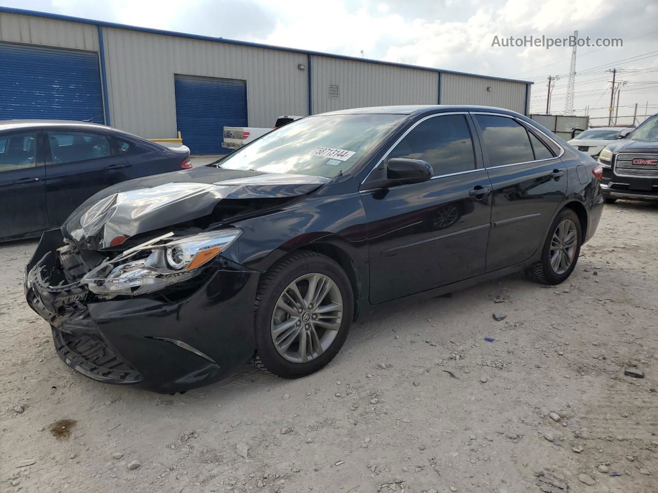 2017 Toyota Camry Le Black vin: 4T1BF1FK6HU453772