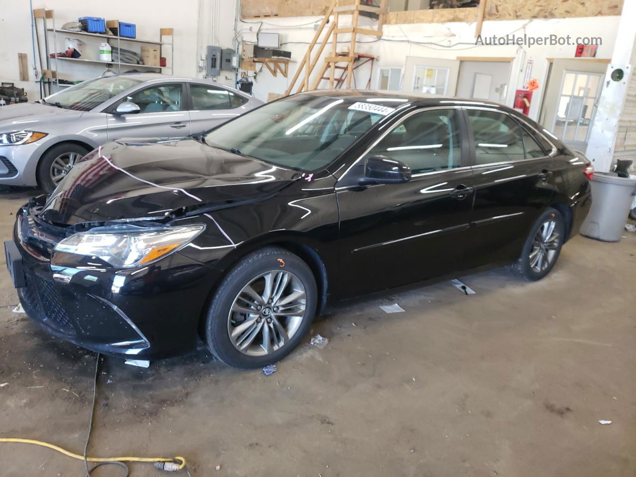 2017 Toyota Camry Le Black vin: 4T1BF1FK6HU625363