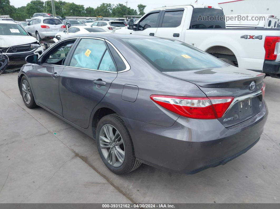 2017 Toyota Camry Se Gray vin: 4T1BF1FK6HU655706