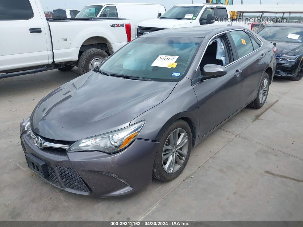 2017 Toyota Camry Se Gray vin: 4T1BF1FK6HU655706