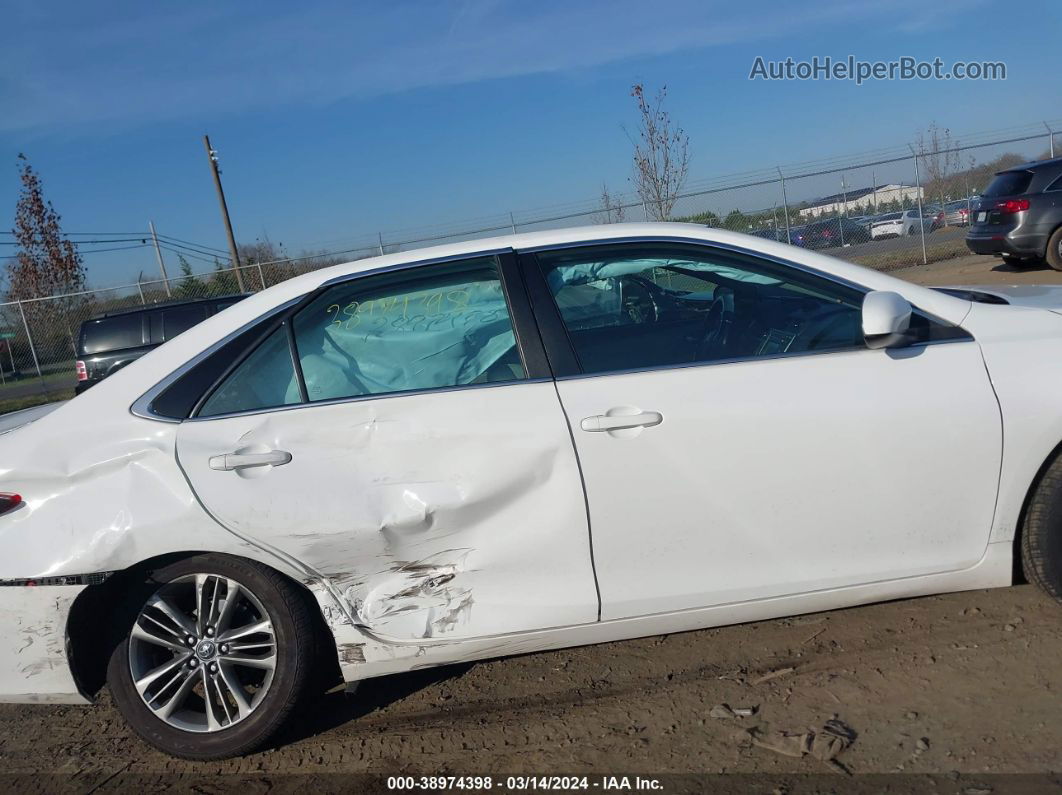 2017 Toyota Camry Se White vin: 4T1BF1FK6HU811226