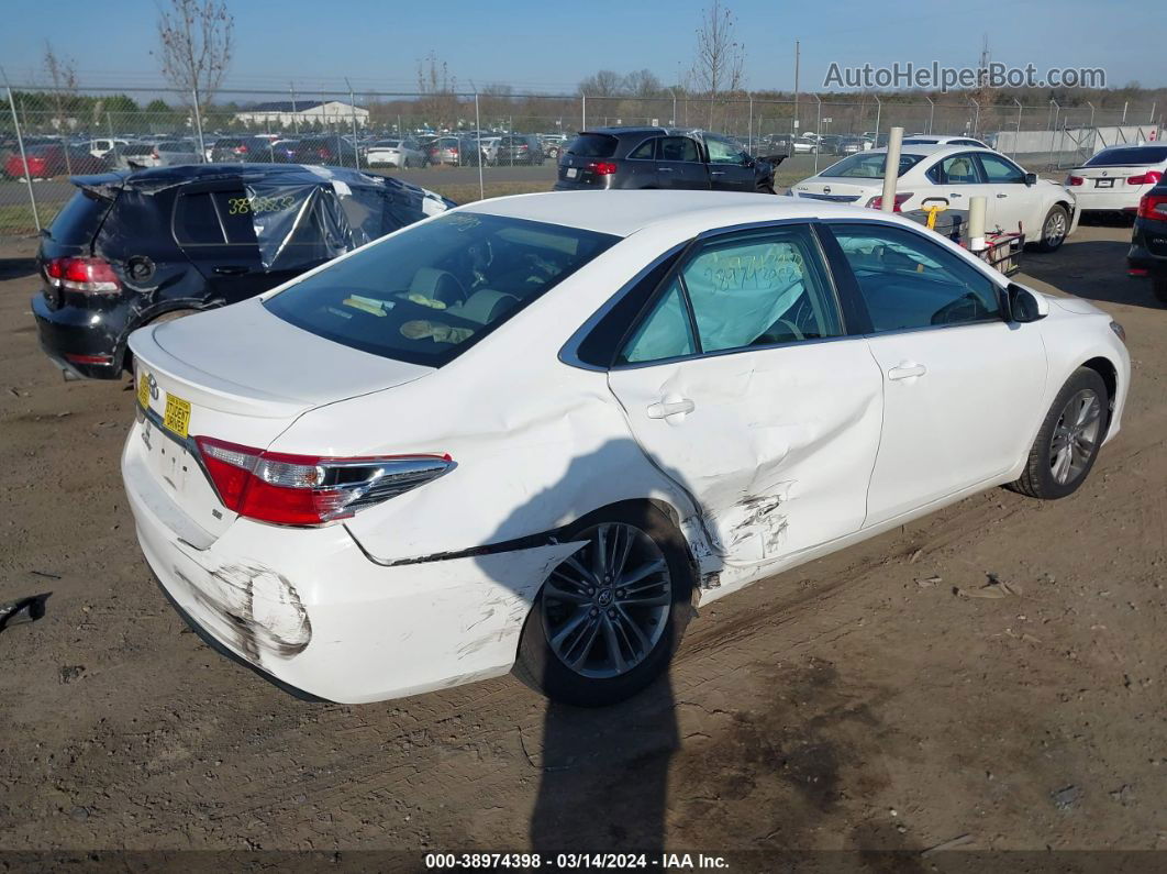 2017 Toyota Camry Se White vin: 4T1BF1FK6HU811226