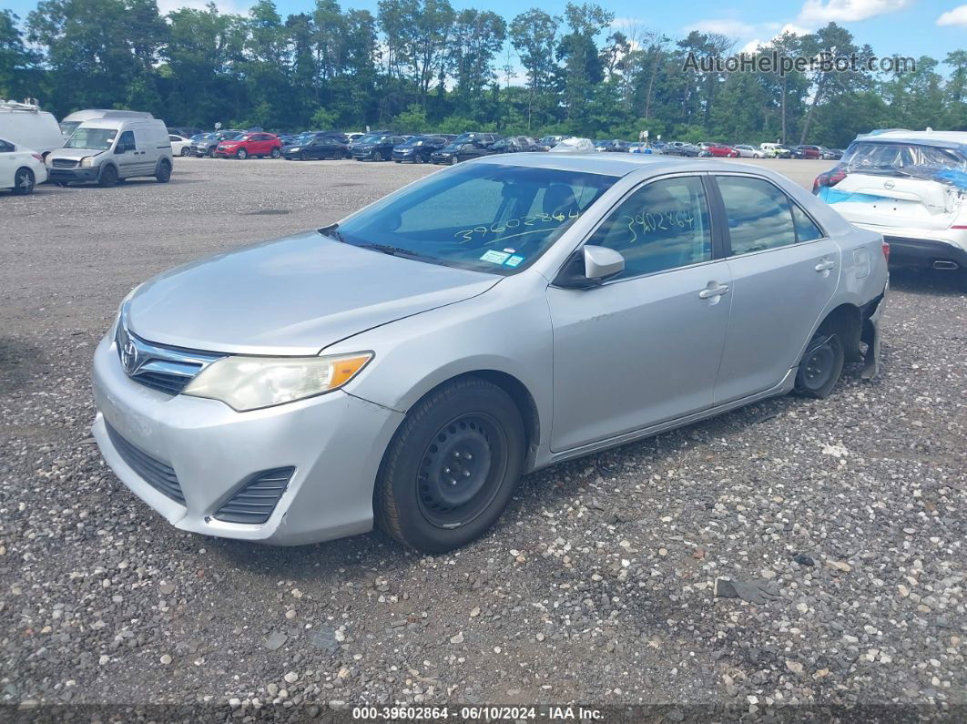2012 Toyota Camry Le Silver vin: 4T1BF1FK7CU003296