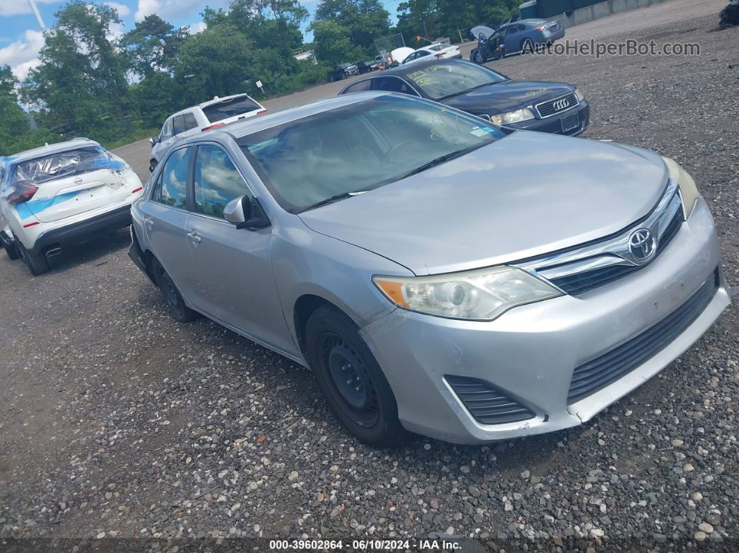 2012 Toyota Camry Le Silver vin: 4T1BF1FK7CU003296