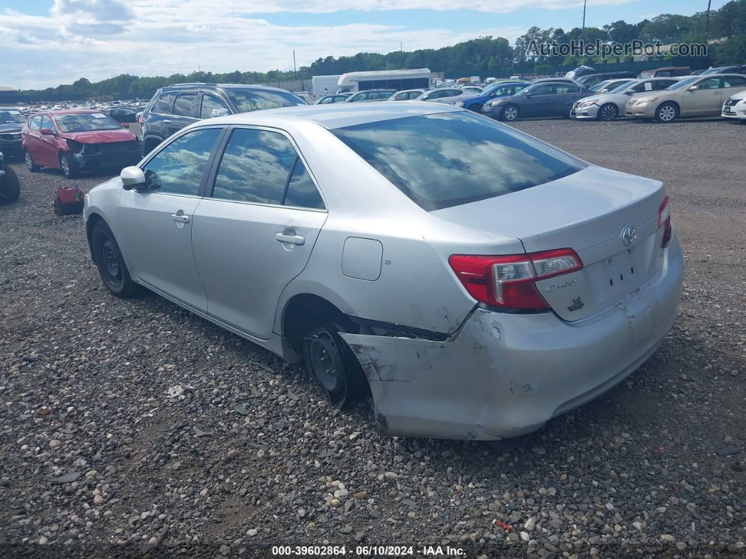 2012 Toyota Camry Le Silver vin: 4T1BF1FK7CU003296