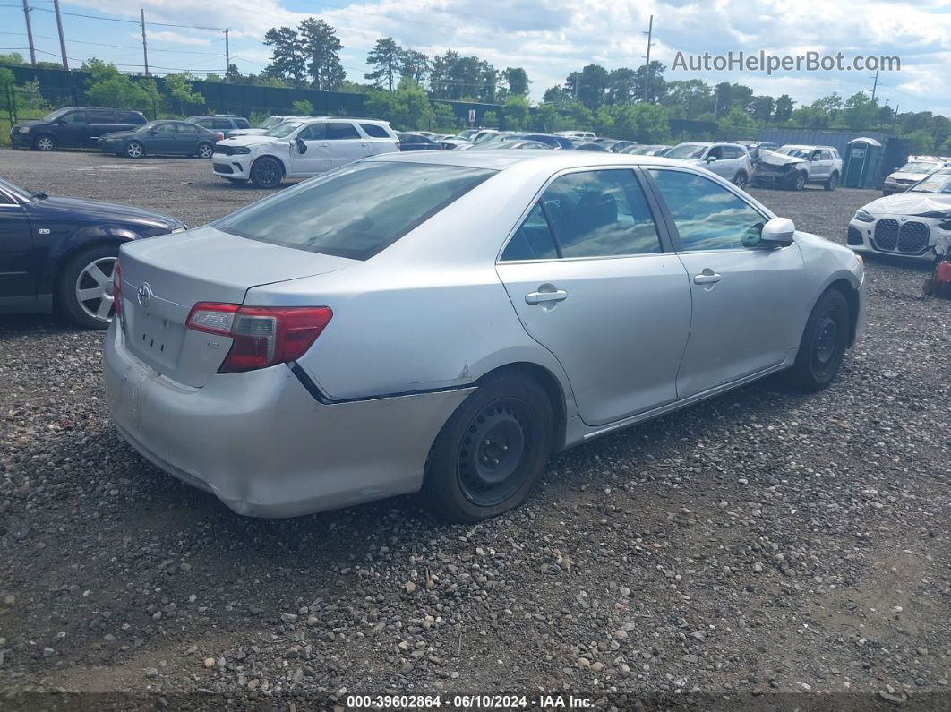 2012 Toyota Camry Le Silver vin: 4T1BF1FK7CU003296