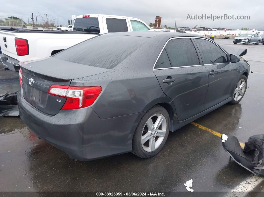 2012 Toyota Camry Se Gray vin: 4T1BF1FK7CU043751