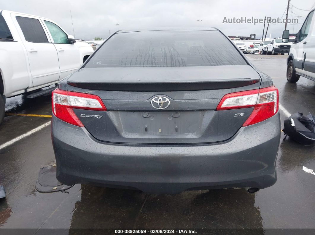 2012 Toyota Camry Se Серый vin: 4T1BF1FK7CU043751