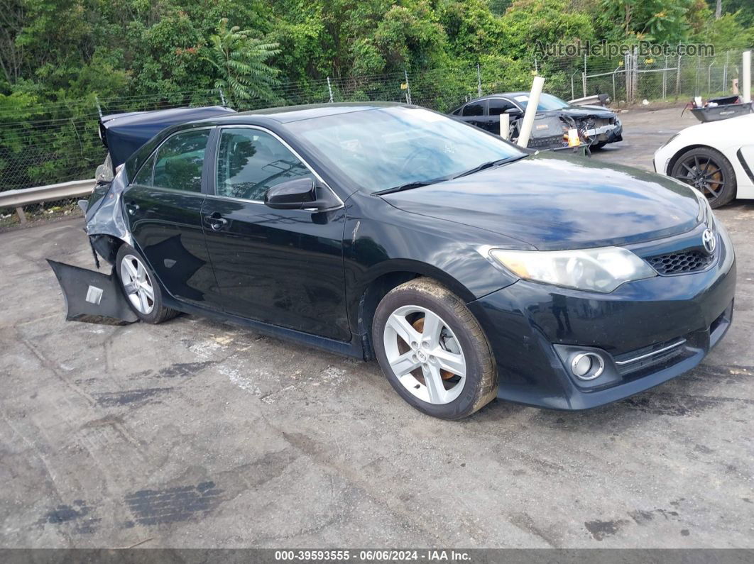 2012 Toyota Camry Se Black vin: 4T1BF1FK7CU057780