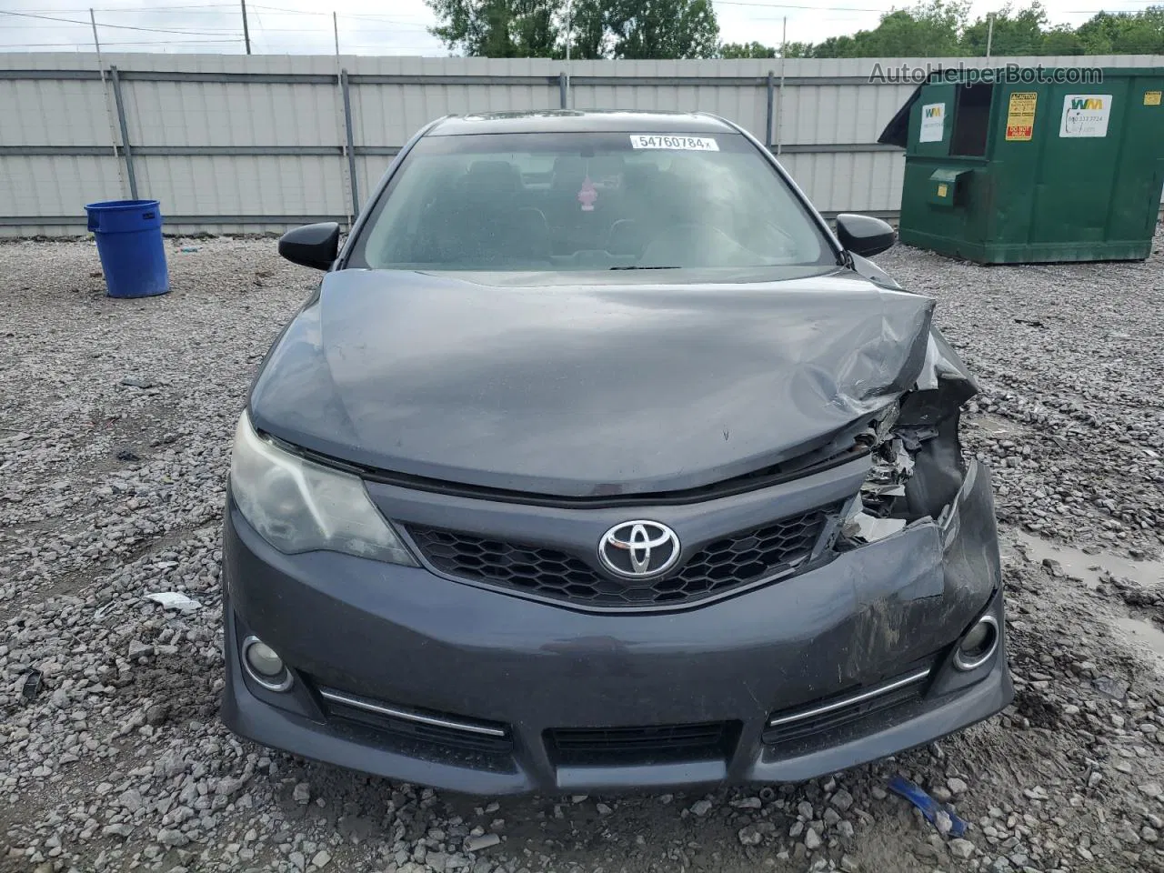 2012 Toyota Camry Base Серый vin: 4T1BF1FK7CU069055