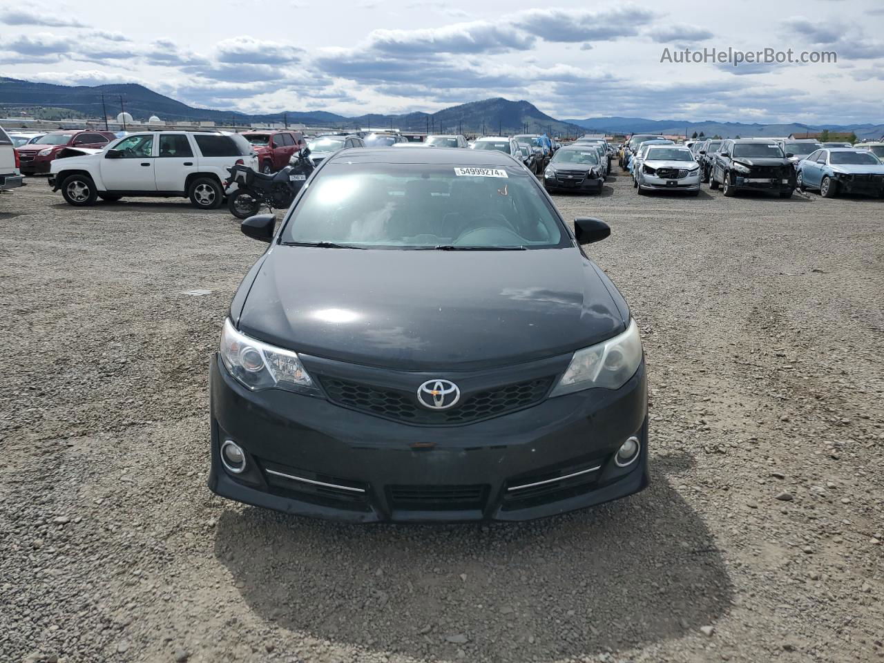 2012 Toyota Camry Base Черный vin: 4T1BF1FK7CU117721