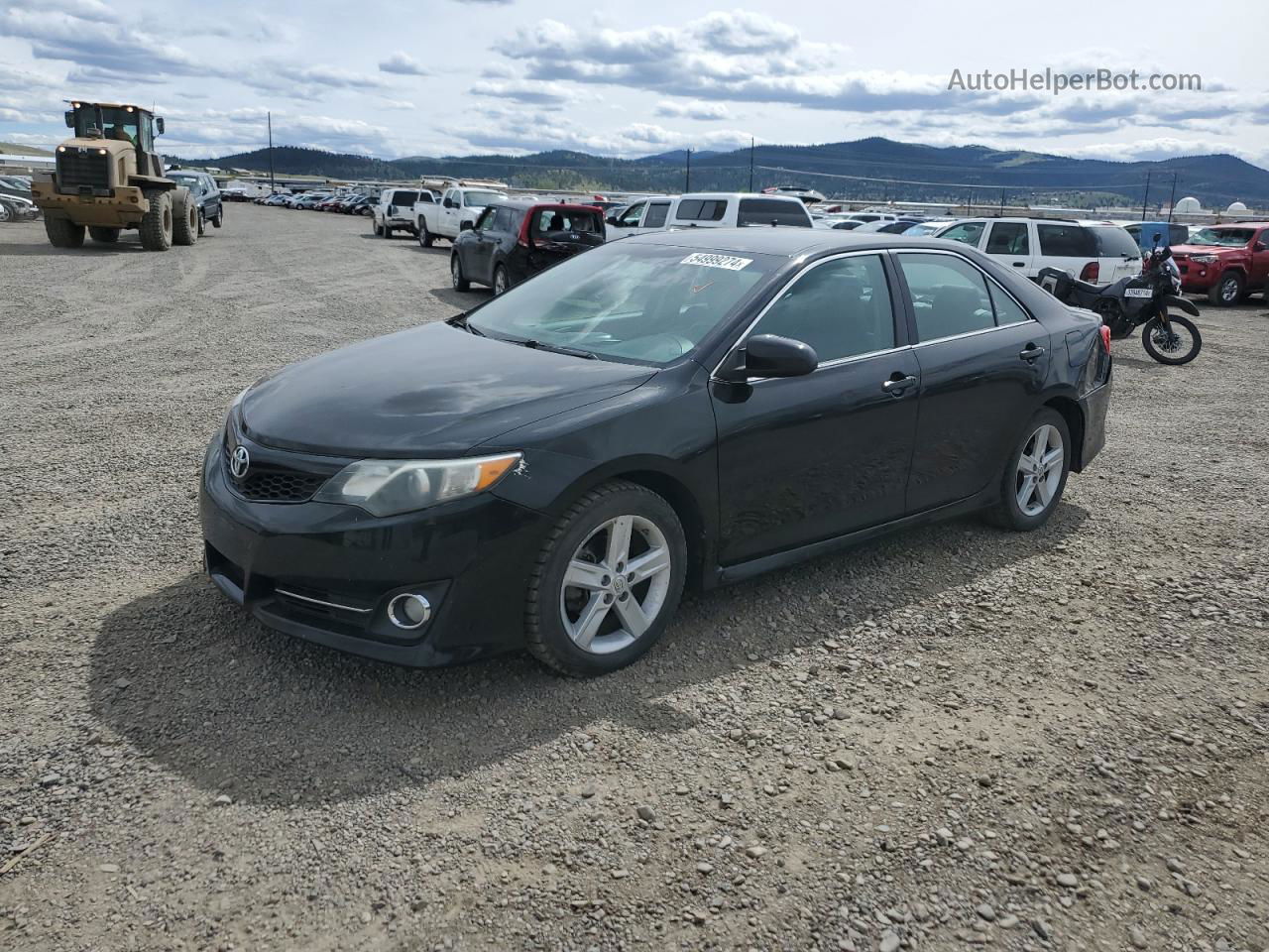 2012 Toyota Camry Base Black vin: 4T1BF1FK7CU117721