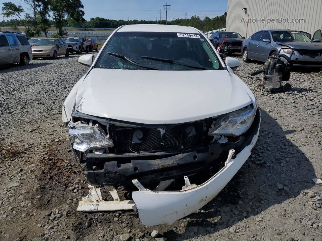 2012 Toyota Camry Base White vin: 4T1BF1FK7CU118934