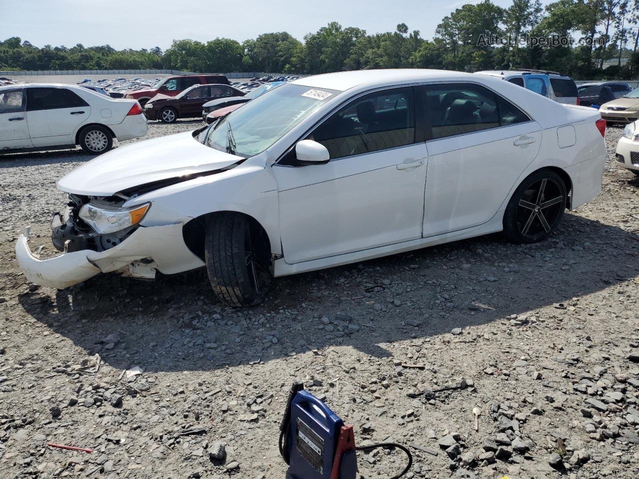 2012 Toyota Camry Base White vin: 4T1BF1FK7CU118934