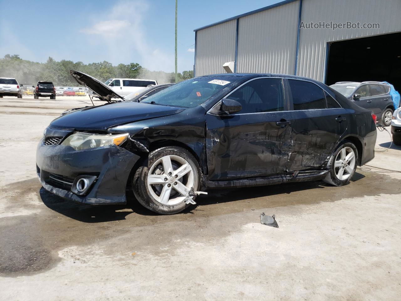 2012 Toyota Camry Base Black vin: 4T1BF1FK7CU131506