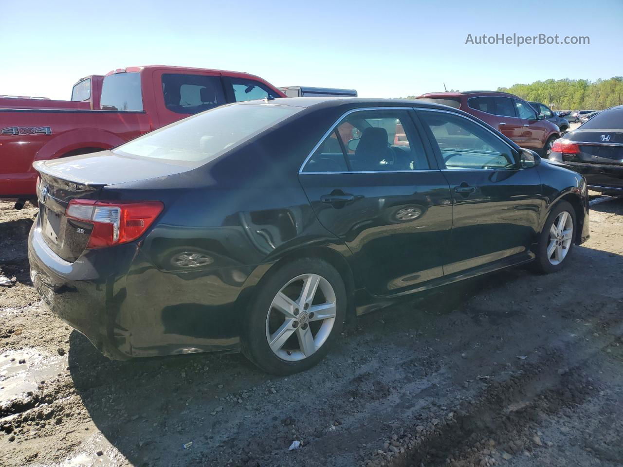 2012 Toyota Camry Base Черный vin: 4T1BF1FK7CU151559