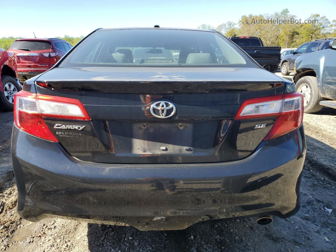 2012 Toyota Camry Base Black vin: 4T1BF1FK7CU151559