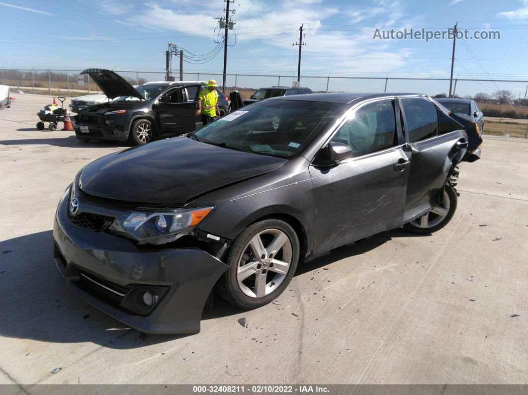 2012 Toyota Camry Se Gray vin: 4T1BF1FK7CU203594