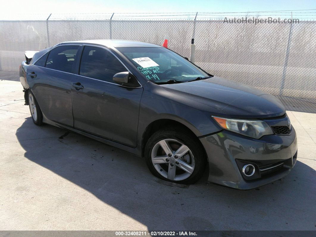 2012 Toyota Camry Se Gray vin: 4T1BF1FK7CU203594