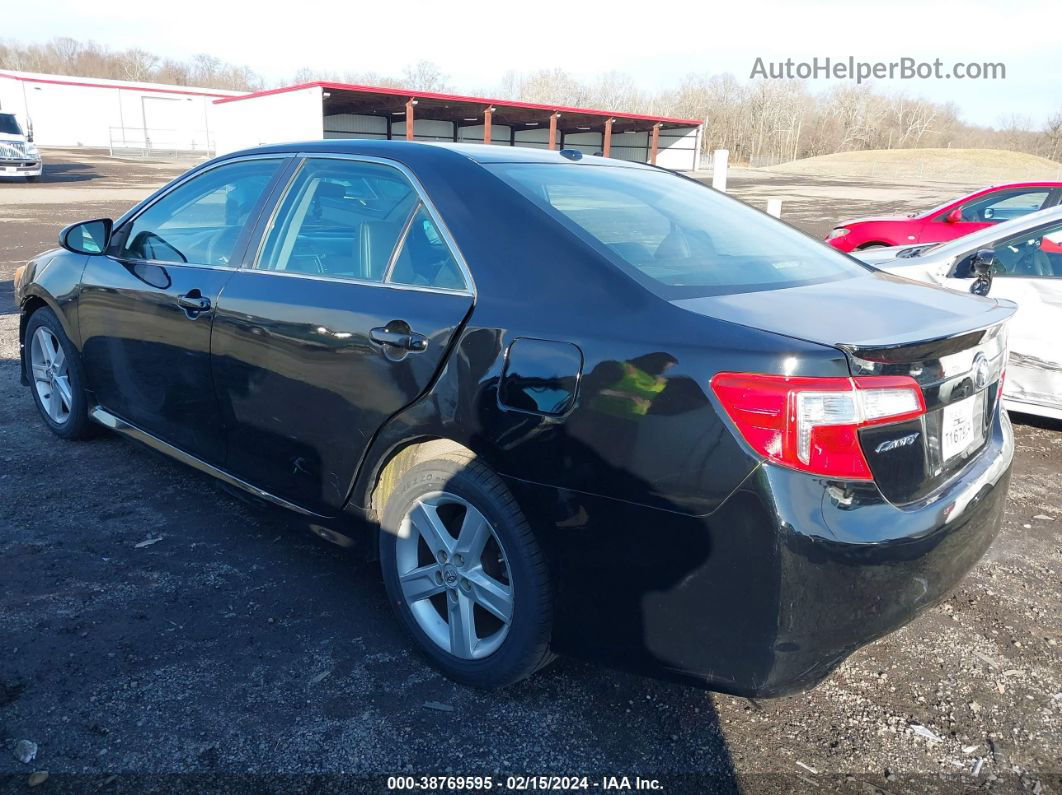 2012 Toyota Camry Se Black vin: 4T1BF1FK7CU505824