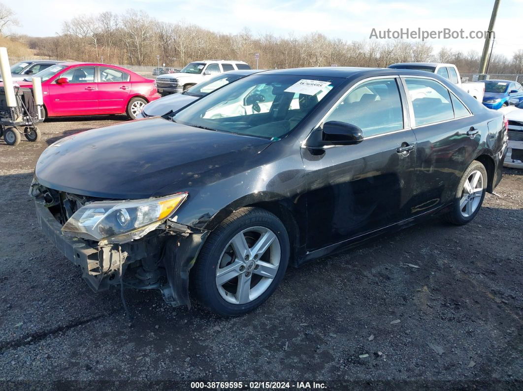 2012 Toyota Camry Se Black vin: 4T1BF1FK7CU505824