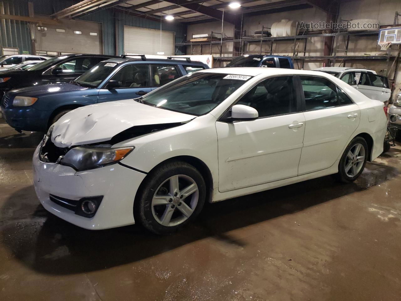 2012 Toyota Camry Base White vin: 4T1BF1FK7CU551735