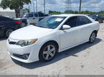 2012 Toyota Camry Se White vin: 4T1BF1FK7CU552903