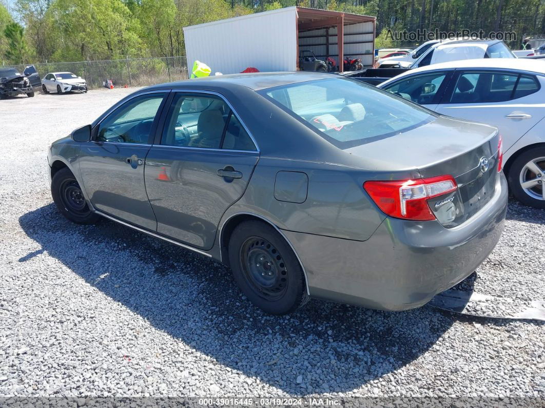 2012 Toyota Camry Le Gray vin: 4T1BF1FK7CU570981