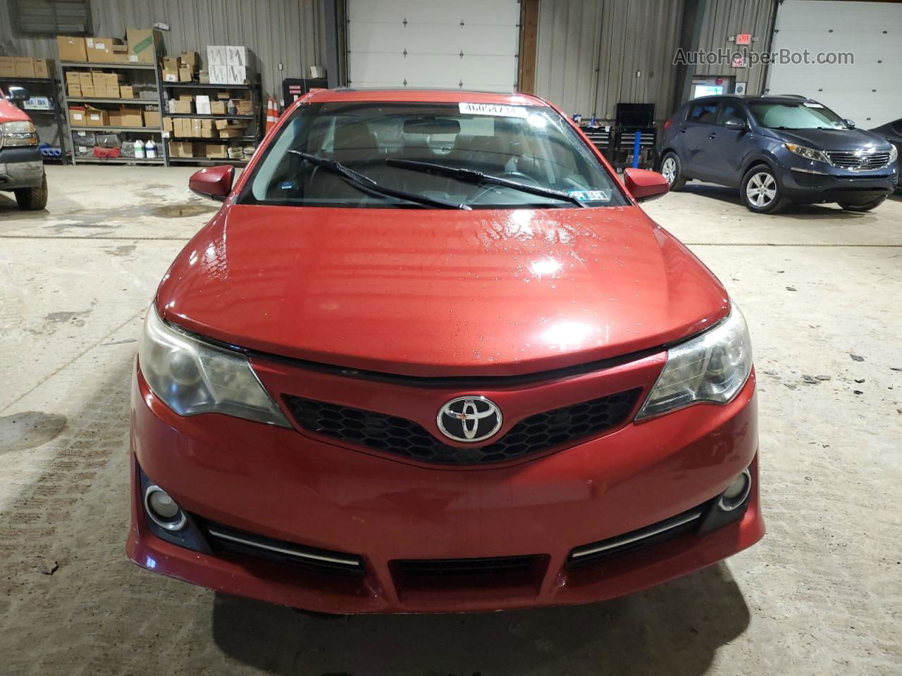 2012 Toyota Camry Base Red vin: 4T1BF1FK7CU596514