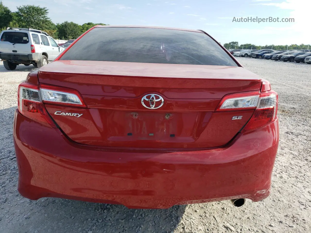 2012 Toyota Camry Base Red vin: 4T1BF1FK7CU624781