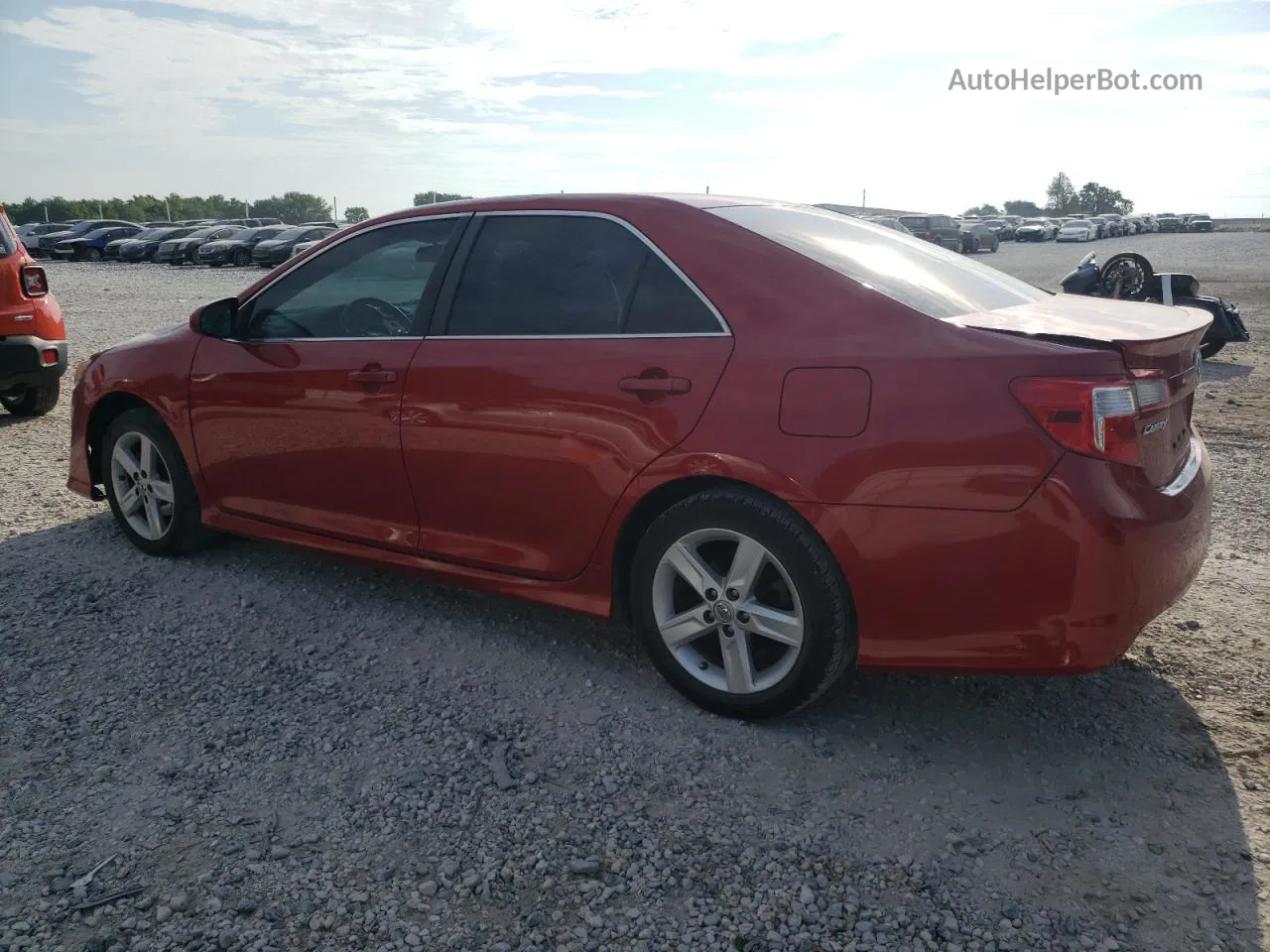 2012 Toyota Camry Base Red vin: 4T1BF1FK7CU624781