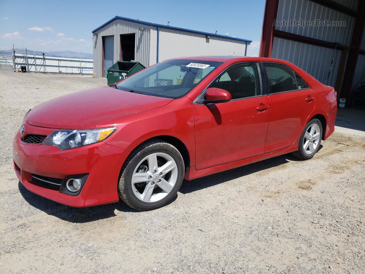 2012 Toyota Camry Base Red vin: 4T1BF1FK7CU631035